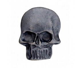 Bouton Tête de mort à queue 30mm - Prym ARGENT ANTIQUE SPERENZA